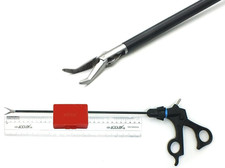 Laparoscopy Right Angle Mixter 45 Grasper Inst with Free Tip Holder Box ADDLER.
