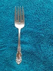 Reed and Barton Amaryllis Sterling Cold Meat  Fork 1901 No Monogram Discontinued