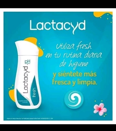 1 BOTTLE LACTACYD WOMEN FEMALE FEMININE INTIMATE WASH FRESH PH BALANCE 220ml - Picture 2 of 3