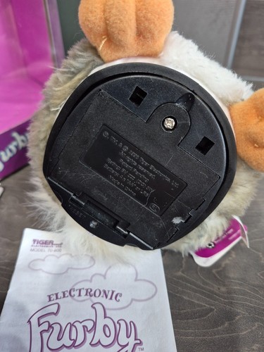 Vintage Rare Furby 1998 With Tags Original Box Model 70-800 Parts Only - Bild 7 von 11