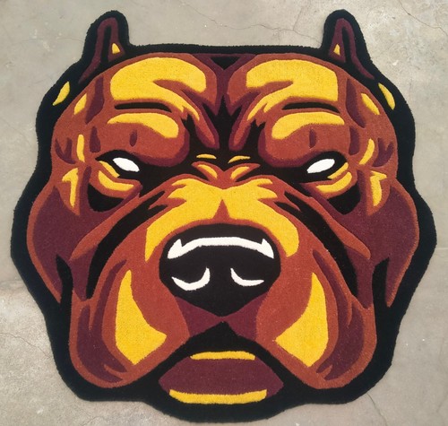 Kids Rug Bulldog Adorable Tufted Children Rug Kids’Room Decor Carpet Area Rug - Picture 4 of 9