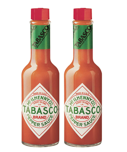 2 - Tabasco Pepper Sauce Large 12 ounce Bottle 2 Pack Original Flavor Hot Spicy - Picture 3 of 17