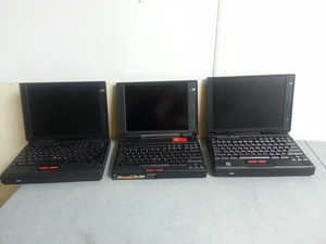 LOT-OF-3-VINTAGE-IBM-365XD-760E-760XD-LAPTOPS-WINDOWS-95-OPERATING-SYSTEM-PARTS