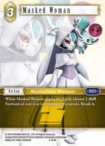 1x Masked Woman - 3-076R - Foil - NM-Mint - Opus 3 - Final Fantasy TCG