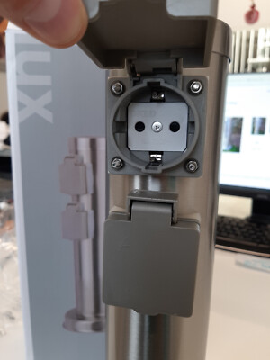 Nordlux Colonna Presa Da Esterno 4X Prese Con Coperchio - Foto 3