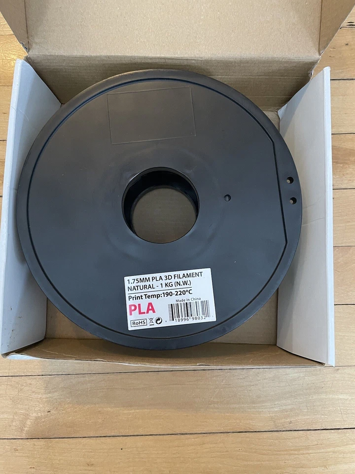 HATCHBOX PLA 1.75 mm 3D Printer Filament in Gray, 1kg Spool - Image 3 of 4