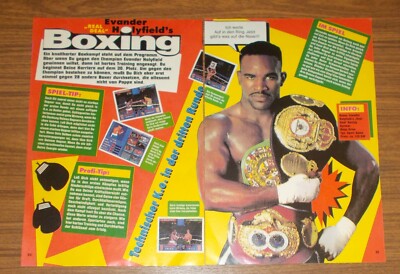 Seltene Werbung | Review Sega Mega Drive EVANDER HOLYFIELD'S BOXING 1992