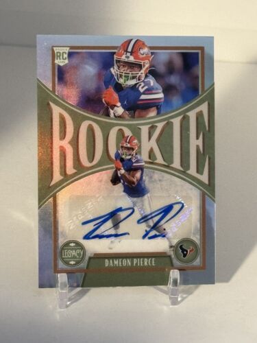 Dameon Pierce 2022 Panini Legacy #198 Silver Prizm Rookie Auto.  A380 - Picture 1 of 6