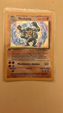 Carta POKEMON - MACHAMP - Set Base Prima Edizione Holo
