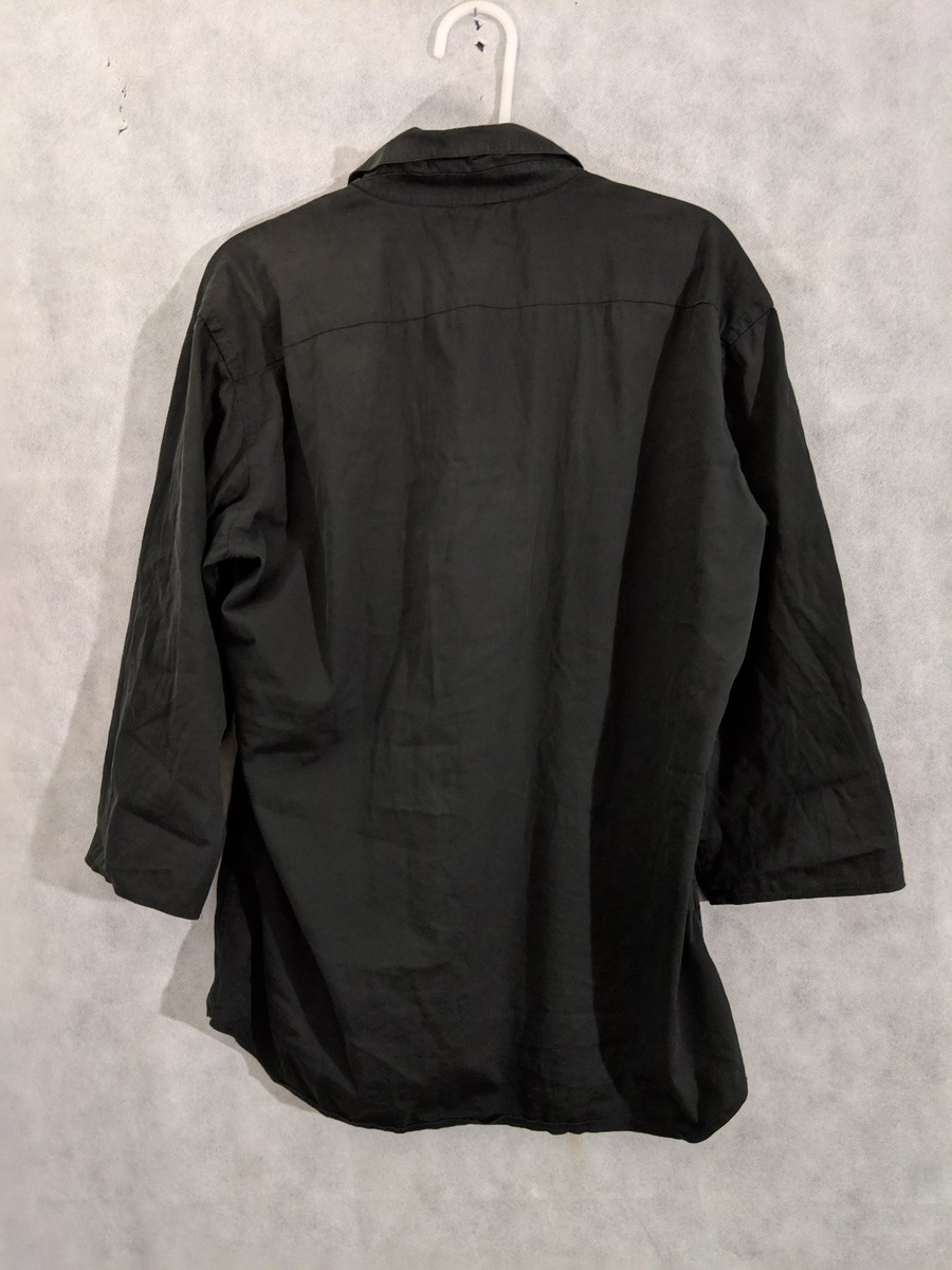 Prada Archive 90s Bondage Strap Snap Button Shirt Size 15 | 38 | eBay