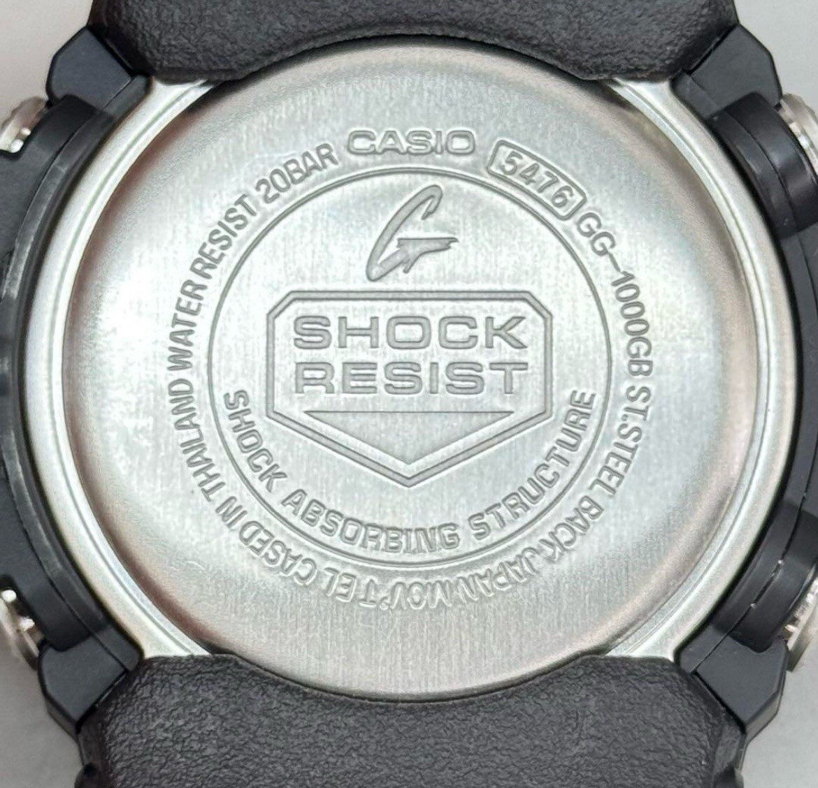 【最終セール 美品】G-SHOCK MADMASTER GG-1000GB Casio G-Shock Mud Resist GG-1000GB Twin Sensor Watch Used F