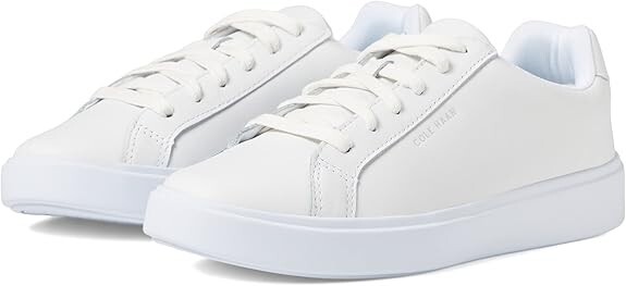 新品　COLE HAAN 白バレリーナシューズ 5cmヒール23.5センチ Cole Haan Women Grand Crosscourt Daily Sneaker White/Argento