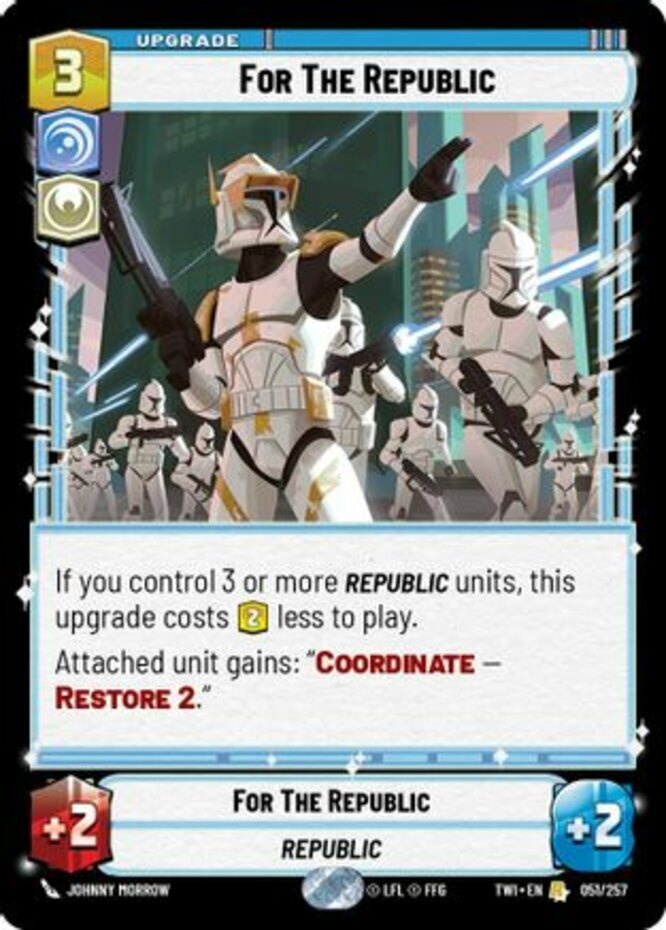 For The Republic - Foil #051/257 Star Wars Unlimited Twilight of the Republic