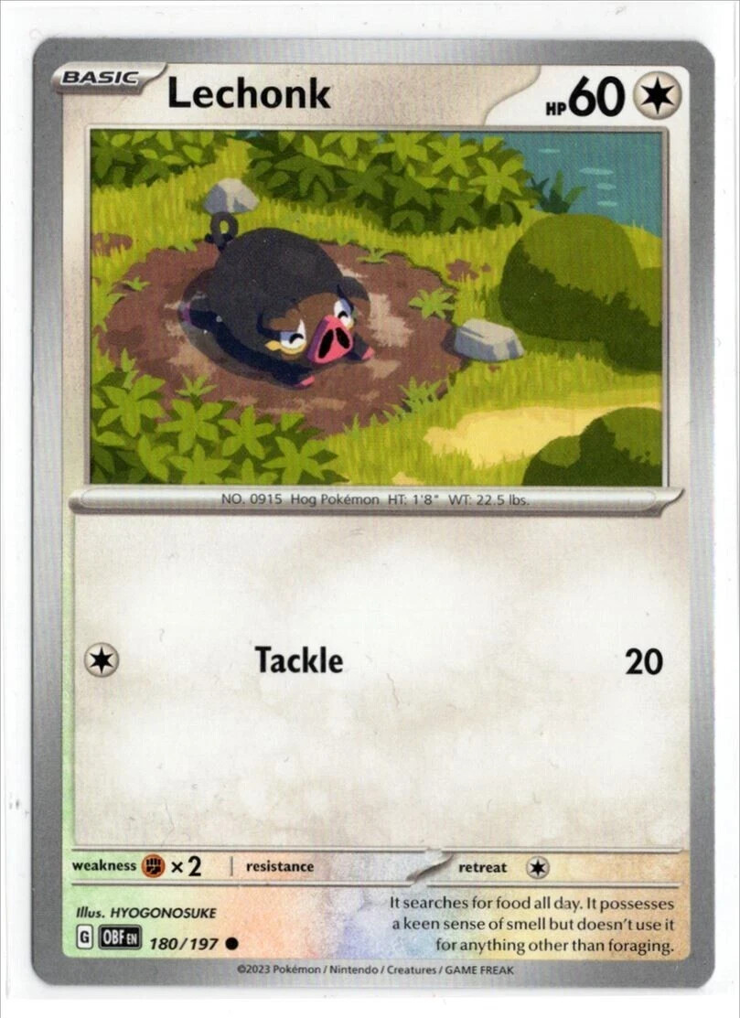 Pokemon Obsidian Flames 180/197 Lechonk