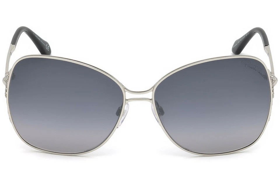 Gafas de sol Roberto Cavalli GAMBASSI RC1060 16C plateadas de gran tamaño marco 61-15-120 Foto 2 de 3