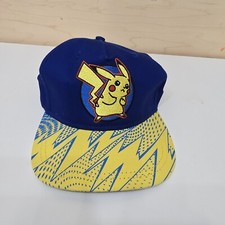 Kids Pokemon Pikachu Baseball Hat Cap.  Youth adjustable.