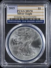 2015 $1 American Silver Eagle PCGS MS 70 | Uncirculated UNC BU