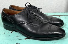 Church  s Custom Grade Black Calf Cap Toe Brogue Wingtip Shoes US 10.5 C UK Made