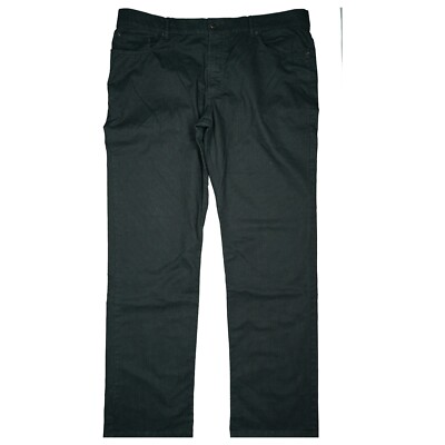 GILBERTO Classic Herren Jeans Hose stretch XXL 56 W40 L34 schwarz dünn Übergröße