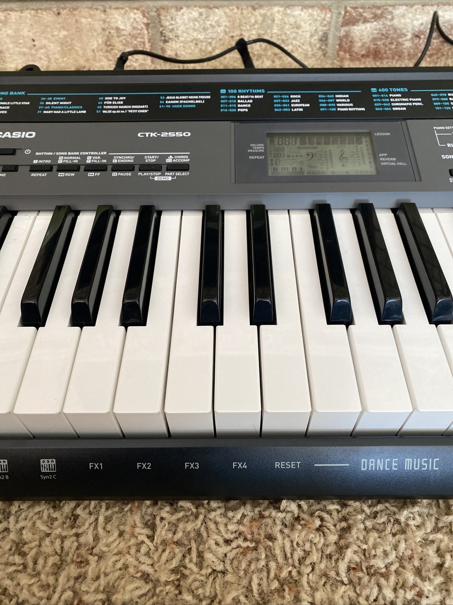 Casio CTK-2550 61 Key Portable Keyboard w App Integration Casio CTK-2550 61 Key Portable Keyboard w App Integration