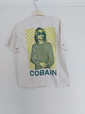  Kurt Cobain End Of Music T-Shirt Nirvana Rare Back Print S M
