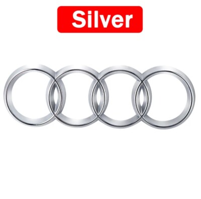 Kit Stemma Loghi Anelli Audi Q3 8U Ant. Post. 40 TFSI NERO - Foto 13