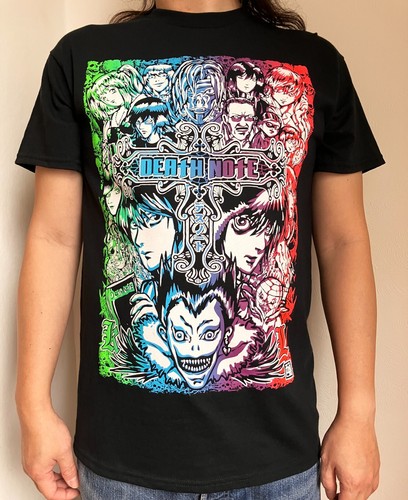 Death Note - Ryuk - Light Yagami - Misa Amane Hand printed Anime T-Shirt - Picture 4 of 10