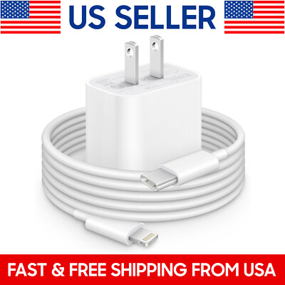 Original USB-C Fast Charger For iPhone 14 13 12 11 Pro Max XS XR 8 Type C Cable