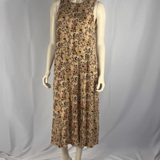 Vintage Cottagecore Ditzy Floral Sleeveless Dress Size  Medium