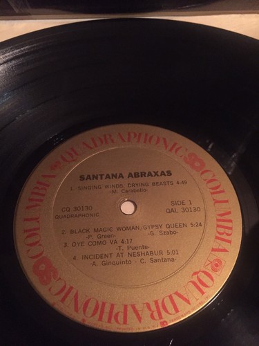 SANTANA - Abraxas Vinyl LP - Columbia CQ 30130 (Quadraphonic) - (1970) - Bild 6 von 8