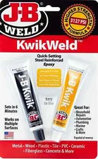 NEW J-B Weld 8276 KwikWeld Quick Set Steel Reinforced Epoxy -Grey 2 oz FREE SHIP