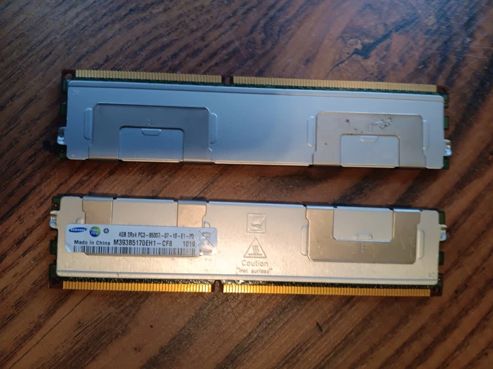 2 Samsung M393B5170EH1-CF8 4GB PC3 8500R 2RX4 Memory Module - Image 3 of 4