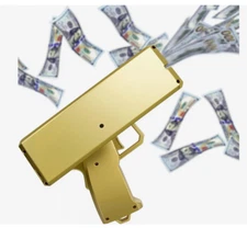 New Money Gun Shooter Make it Rain, Handheld Cash Gun for Game Movies Party