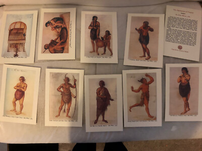 John White Virginia Native Americans Reprokarten Und Jamestown Postkarten