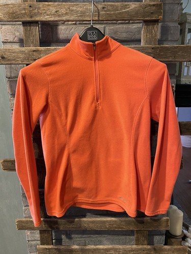 Women’s Eddie Bauer Fleece Jacket, Medium, Coral, 1/4 Zip - Picture 5 of 10