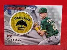 2022 Topps Baseball Matt Chapman City Flag Patch Oakland Pride #CFP-MCH