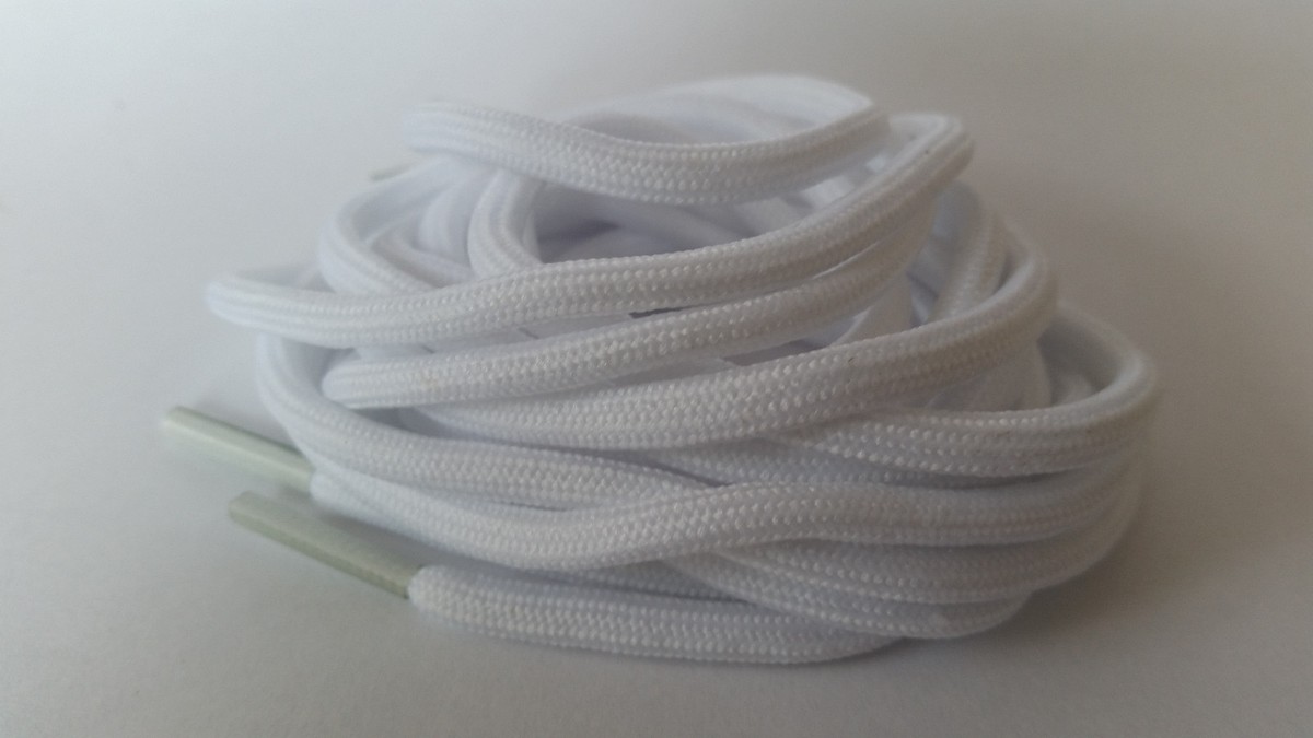 LEBRON LBJ WHITE BLACK REPLACEMENT SHOELACE ROUND ROPE X XI XII 10 11 12 CORK | eBay