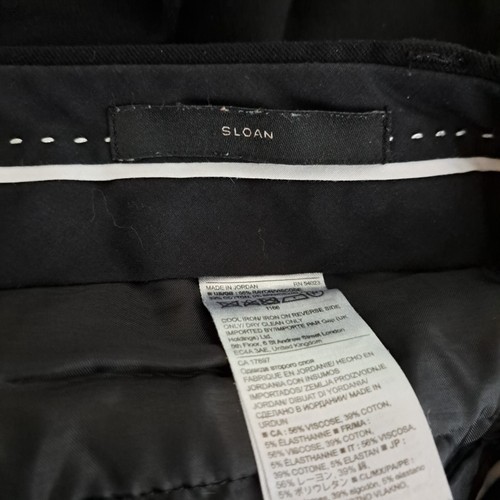 Banana Republic Pants Size 4 Sloan Stretch Chino Slim Fit Straight Black - Picture 8 of 13