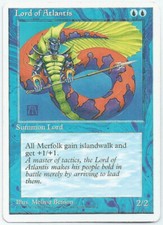 mtg magic lord of atlantis 4 th è edition ENGLISH seigneur de l'atlantide 2 avai