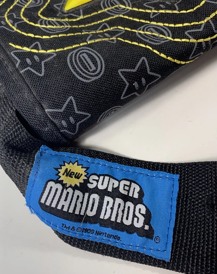 Nintendo Super Mario Power Up Star Messenger Escuela Libro Bolso Correa para el Hombro Foto 4 de 4