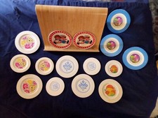 Assortment Of Vintage Kid's Mini Plates - Chilton, HG Toys, Etc.