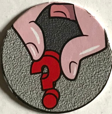 UK MILK CAPS: CHUPA CAPS No 51 FRAGEZEICHEN selten Kinder Sammlerstück 1995