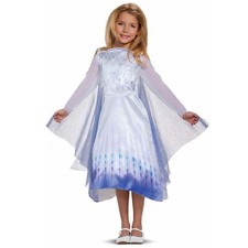Disney Offizielles Frozen 2 Elsa Eiskönigin Kostüm Prinzessin Kleid für Mädchen