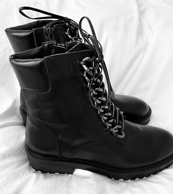 ZARA Leather Boots Size US 9/ EU 40 NEW | eBay
