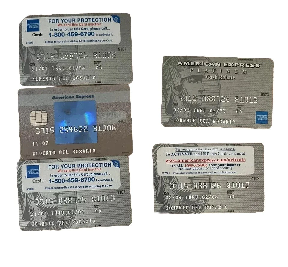 蓝色收藏信用卡卡| eBay