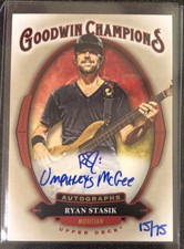 RYAN STASIK 2020 UD Goodwin Champions Inscription Autograph Auto #/75