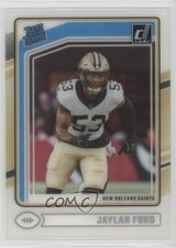 2024 Panini Clearly Donruss Rated Rookie Jaylan Ford #92 16wc