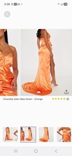 Fashion Nova Satin Strapless Dress Size Xl
