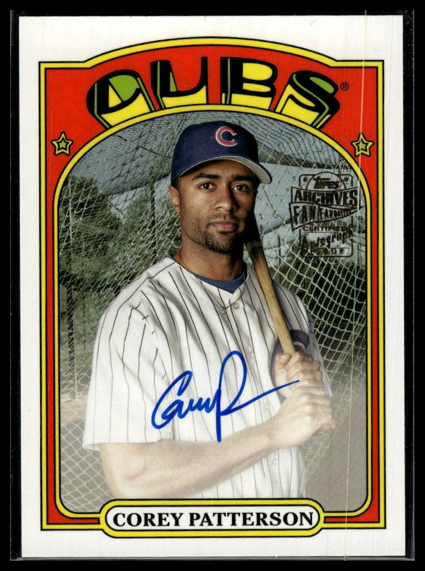 2022 Topps Archives #72FF-CP Corey Patterson Fan Favorites Autographs AU AU