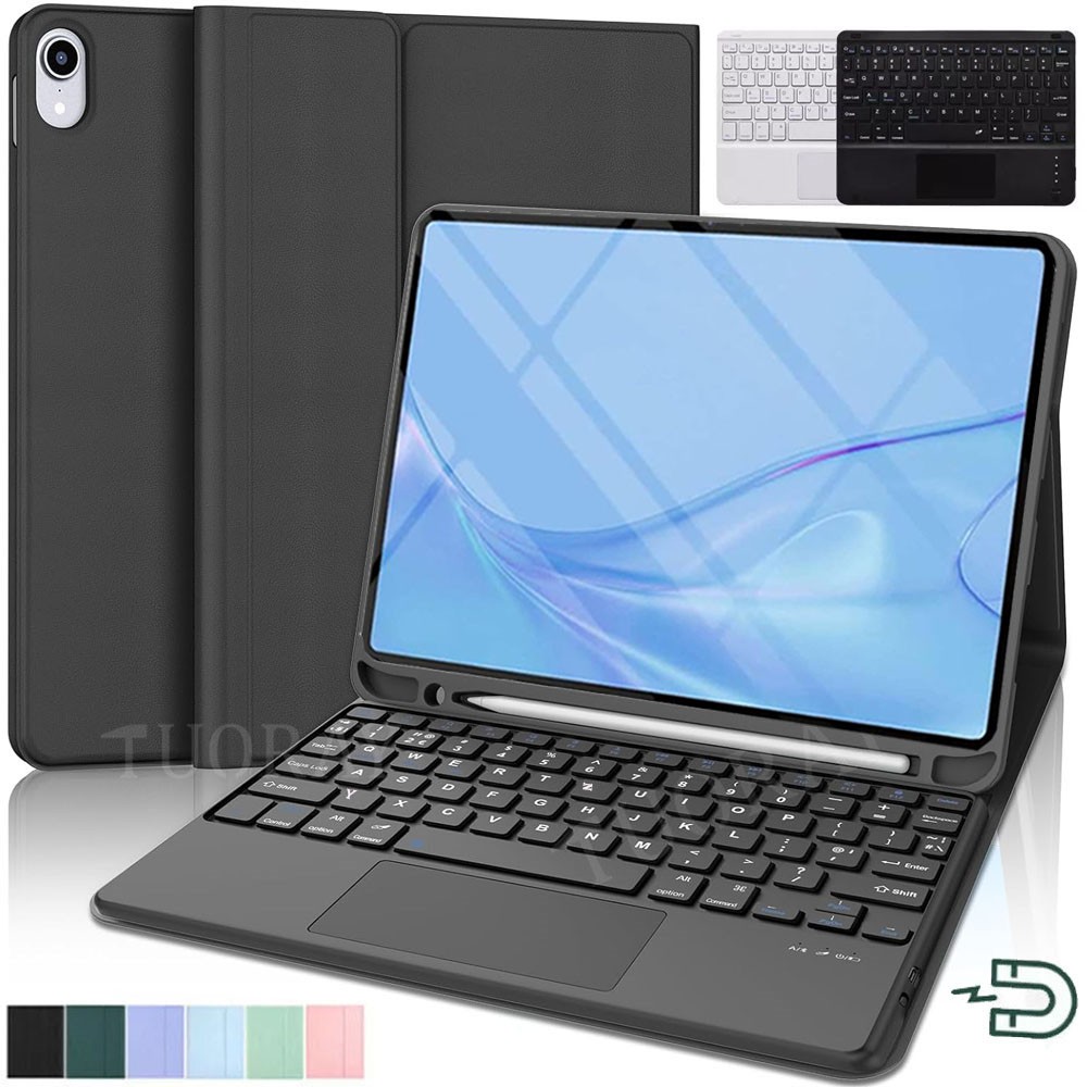 Hülle mit QWERTZ Touchpad Tastatur Maus für iPad 11 10 9 8 7th Gen Pro 11 Air M3